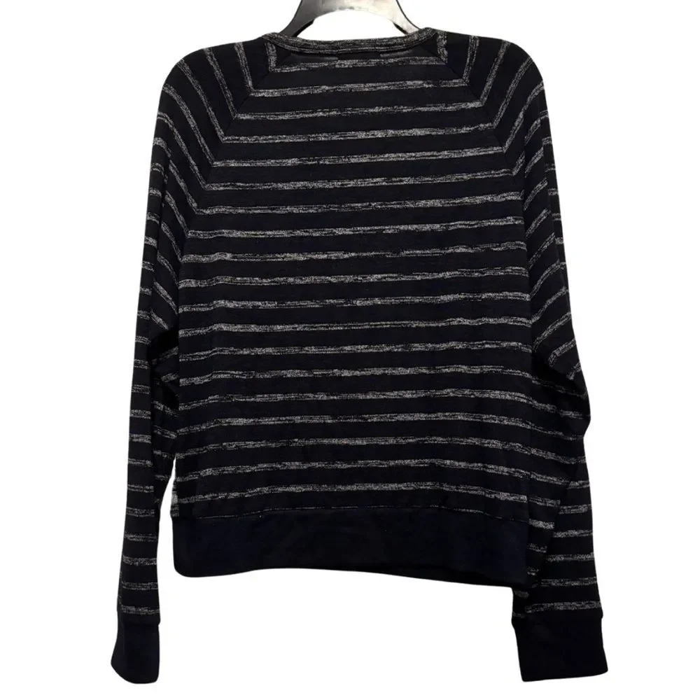 Rag & Bone The Knit Striped Pullover in Heather Stripe - Picture 5 of 11